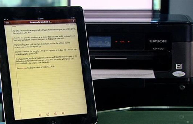 Print Email With iPad